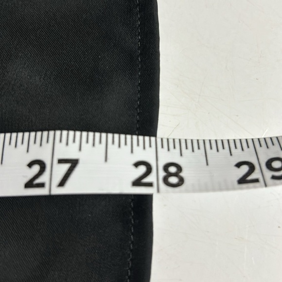 NWOT Gap Black Maternity Satin Wrap Top -Size Small - Picture 8 of 8